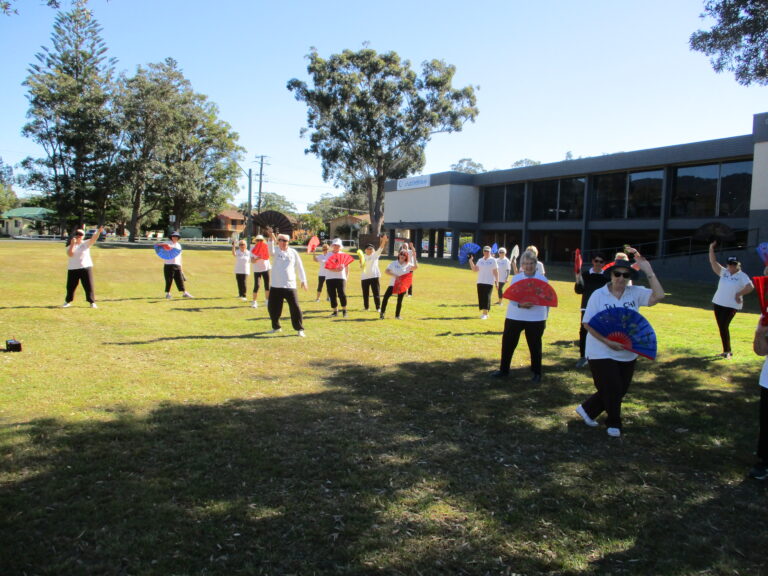 Practicing Tai Chi Outside